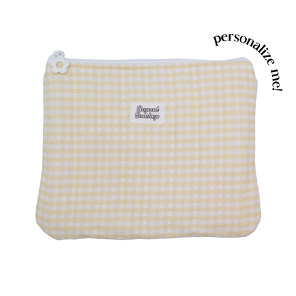 Sunny Custom Embroidery Zipper Pouch