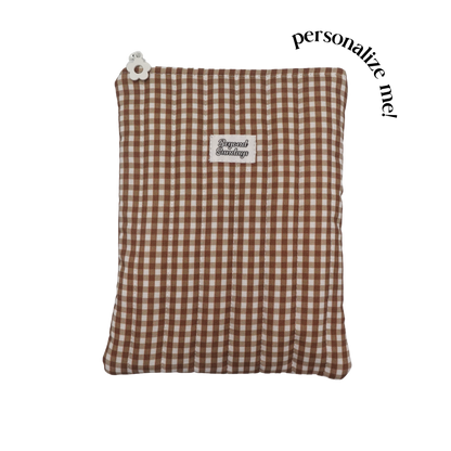 Teddy Custom Embroidery E-Reader Sleeve