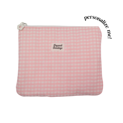 Rosie Custom Embroidery Zipper Pouch