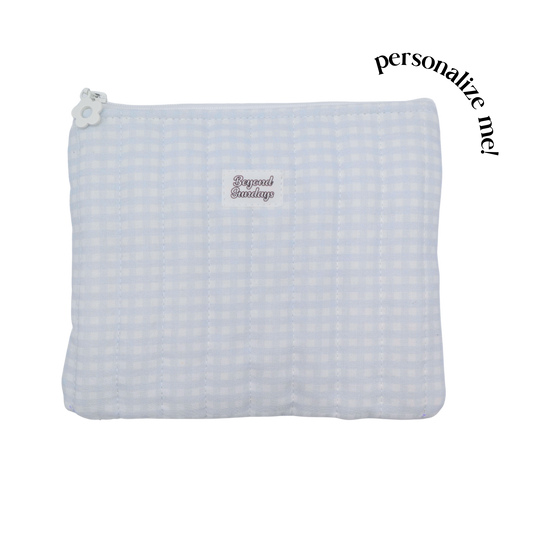 Skye Custom Embroidery Zipper Pouch