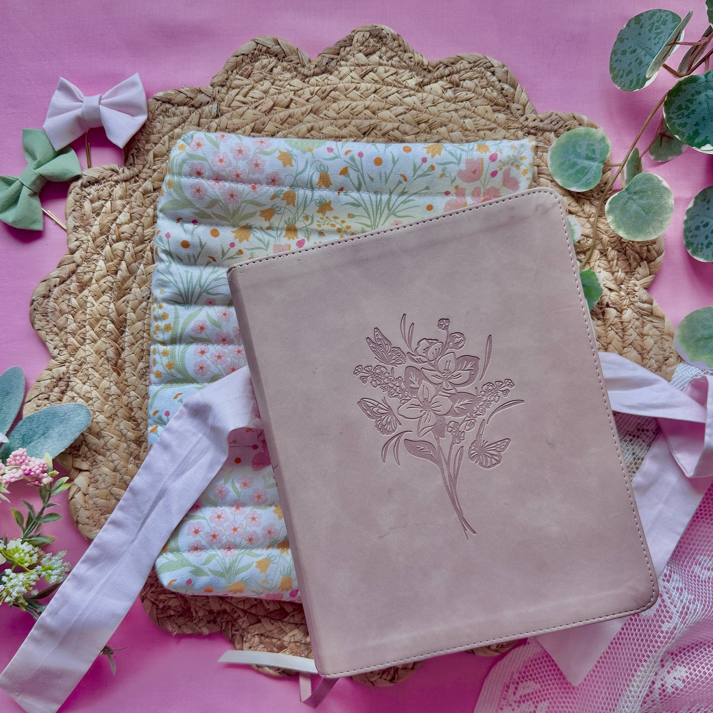 Bright Petals Bible Cover