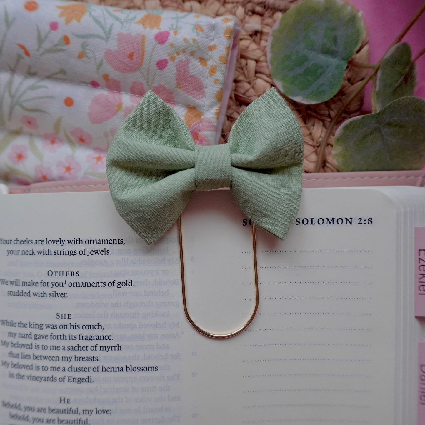 Green Bow Bookmark
