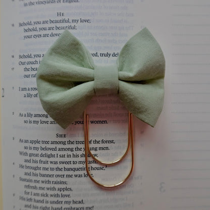 Green Bow Bookmark