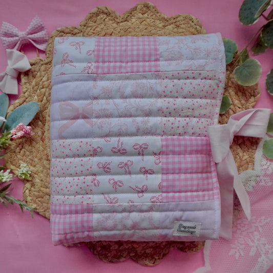 Pink Patchwork Bible Cover