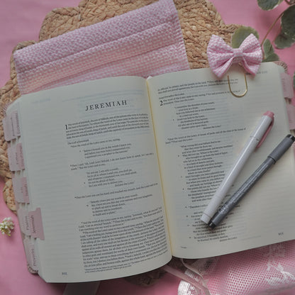 Pink Grace Bible Cover
